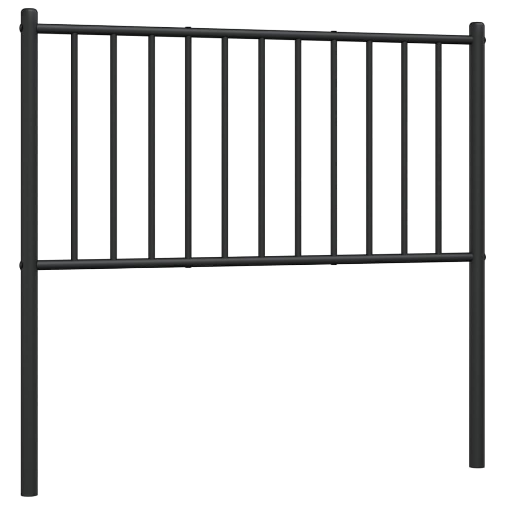 8720845721343_a_en_hd_1 vidaXL Metal Headboard Black 90 cm - Image 2