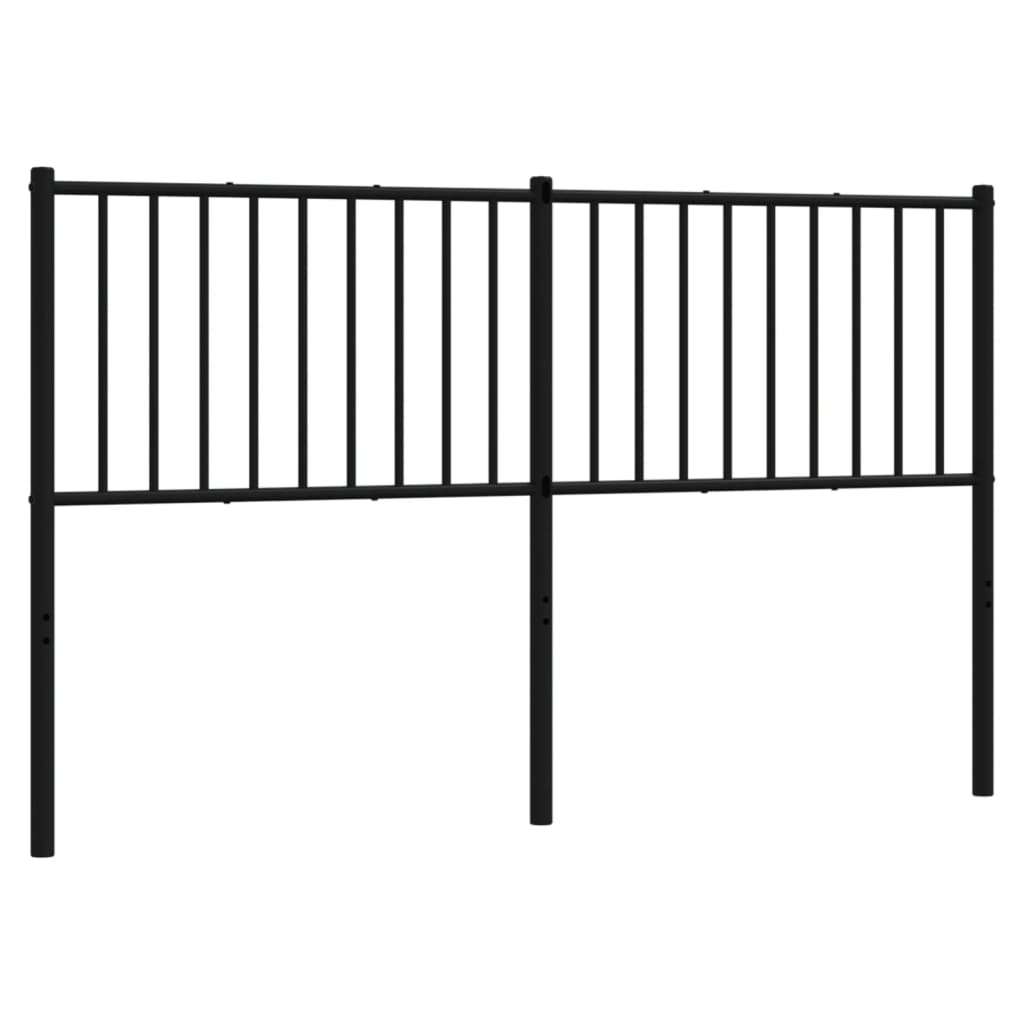 8720845721404_a_en_hd_1 vidaXL Metal Headboard Black 152 cm Queen - Image 2
