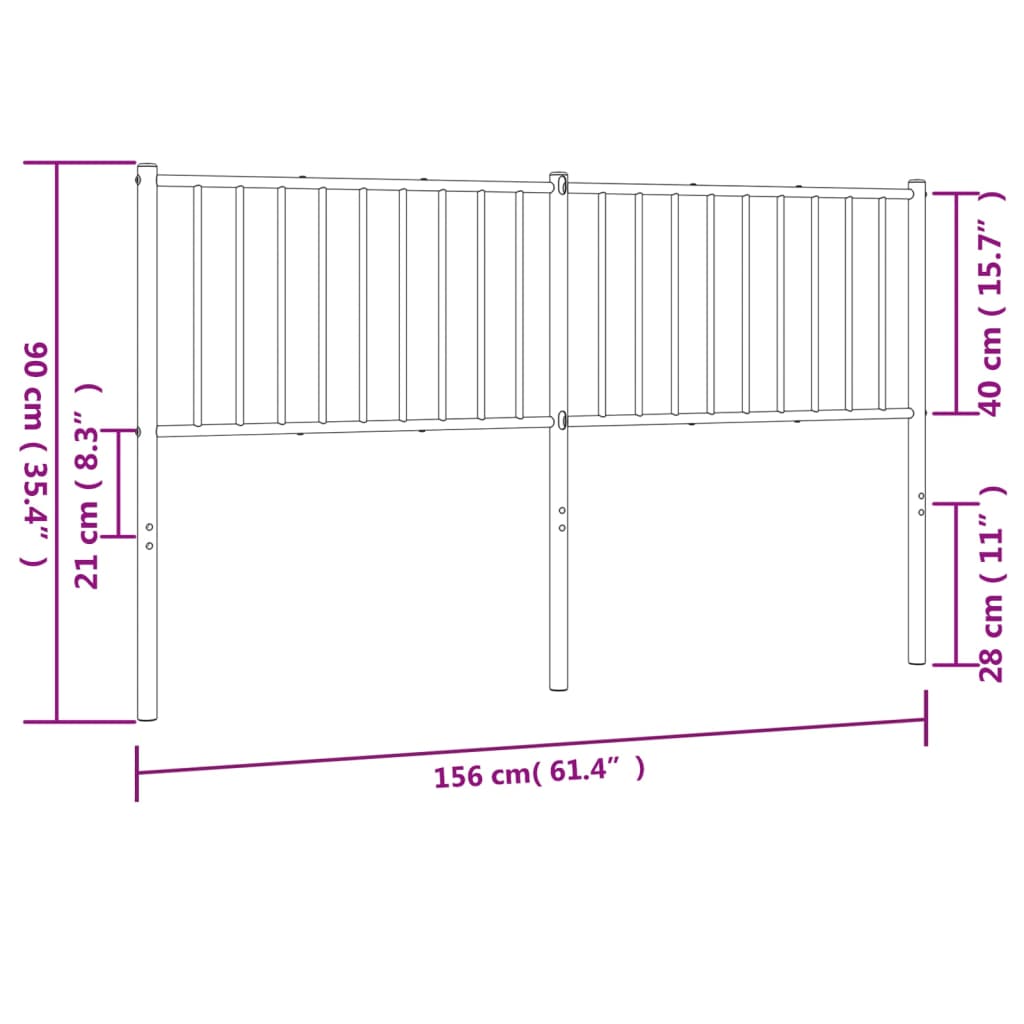8720845721404_g_en_hd_5 vidaXL Metal Headboard Black 152 cm Queen - Image 7