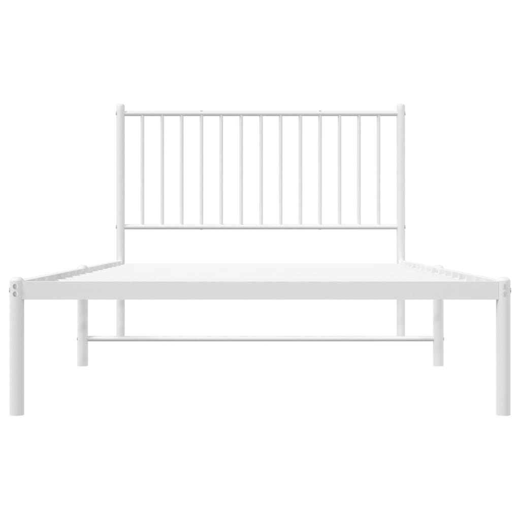8720845721695_g_en_hd_3 vidaXL Metal Bed Frame without Mattress with Headboard White 107x203 cm King Single - Image 5