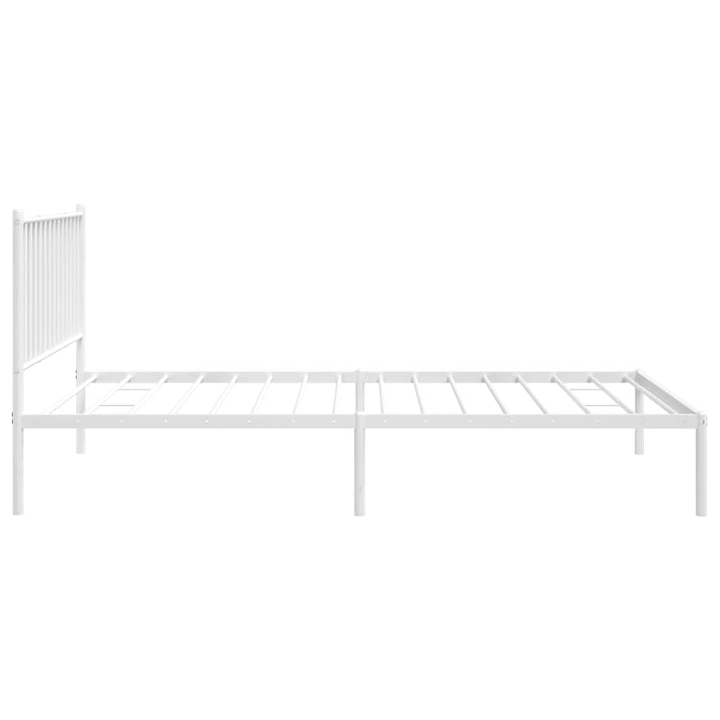 8720845721695_g_en_hd_4 vidaXL Metal Bed Frame without Mattress with Headboard White 107x203 cm King Single - Image 6