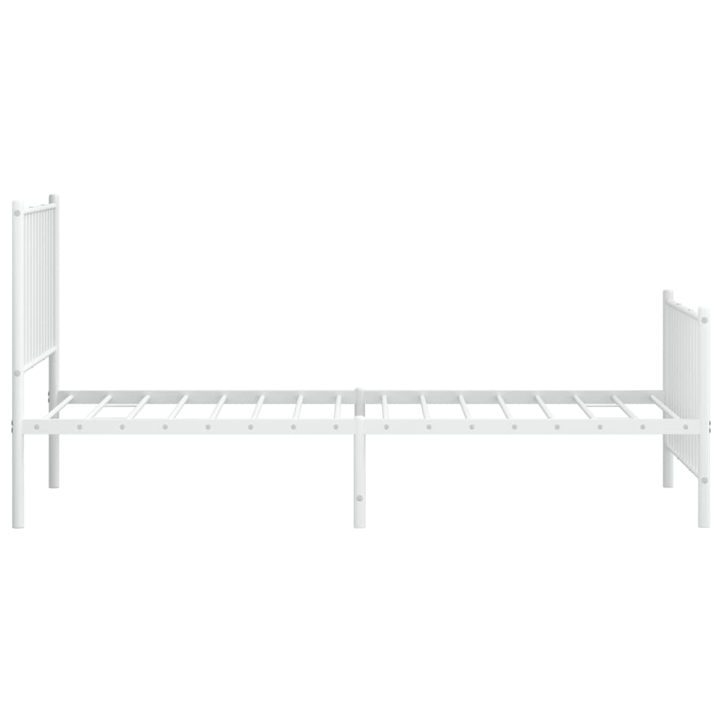 8720845721831_g_en_hd_4 vidaXL Metal Bed Frame without Mattress with Footboard White 90x190 cm - Image 6