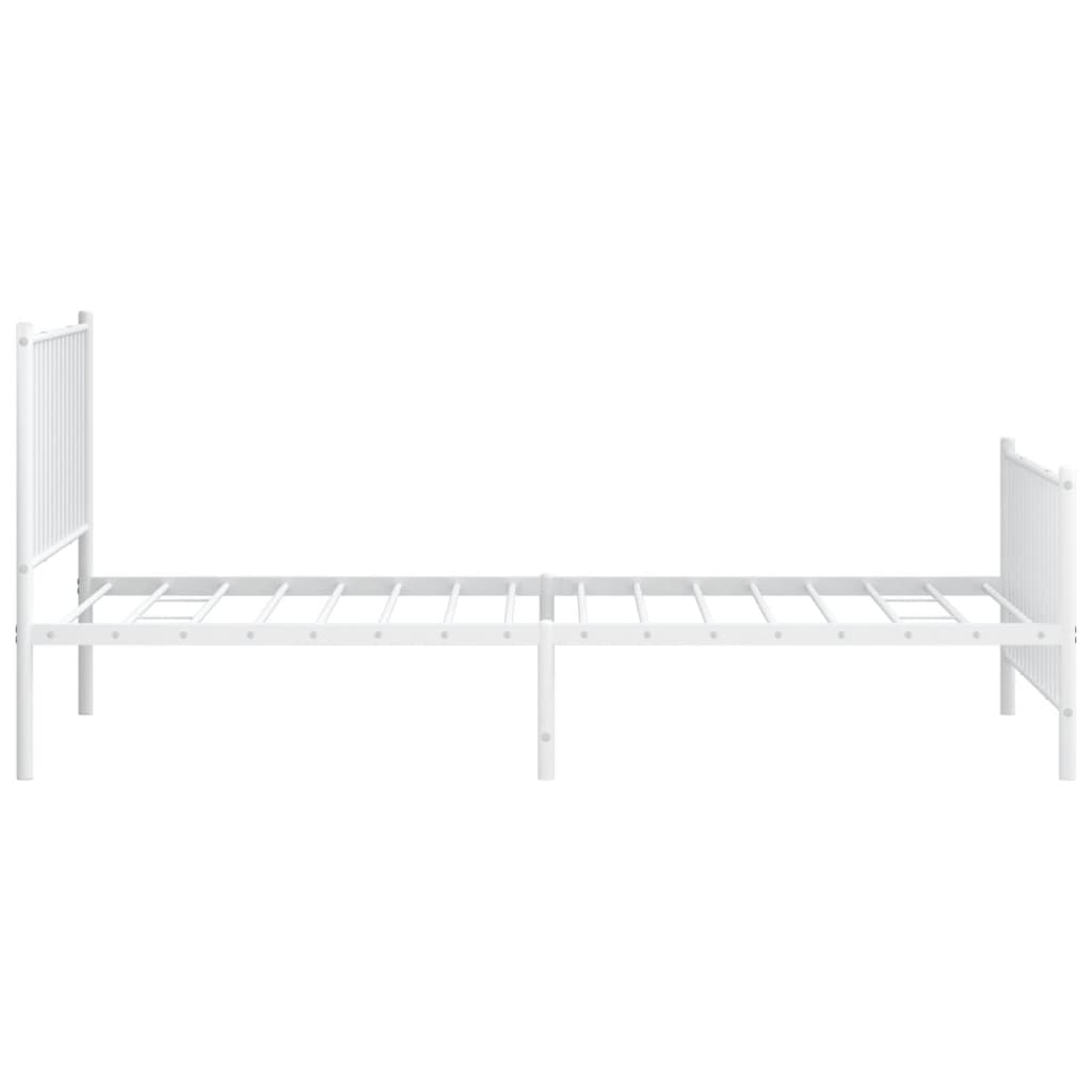 8720845721879_g_en_hd_4 vidaXL Metal Bed Frame without Mattress with Footboard White 107x203 cm King Single - Image 6