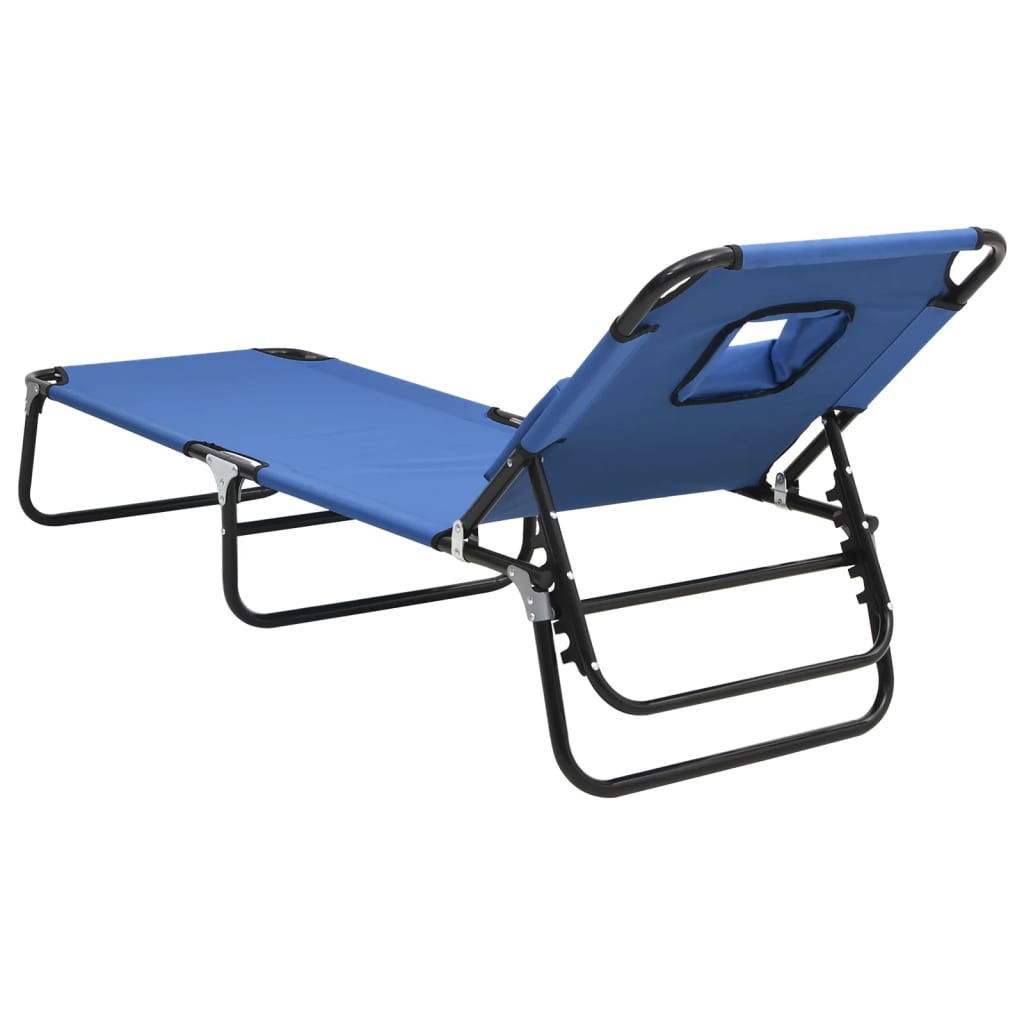 8720845722371_g_en_hd_3 vidaXL Folding Sun Lounger Blue Oxford Fabric and Powder-coated Steel - Image 5