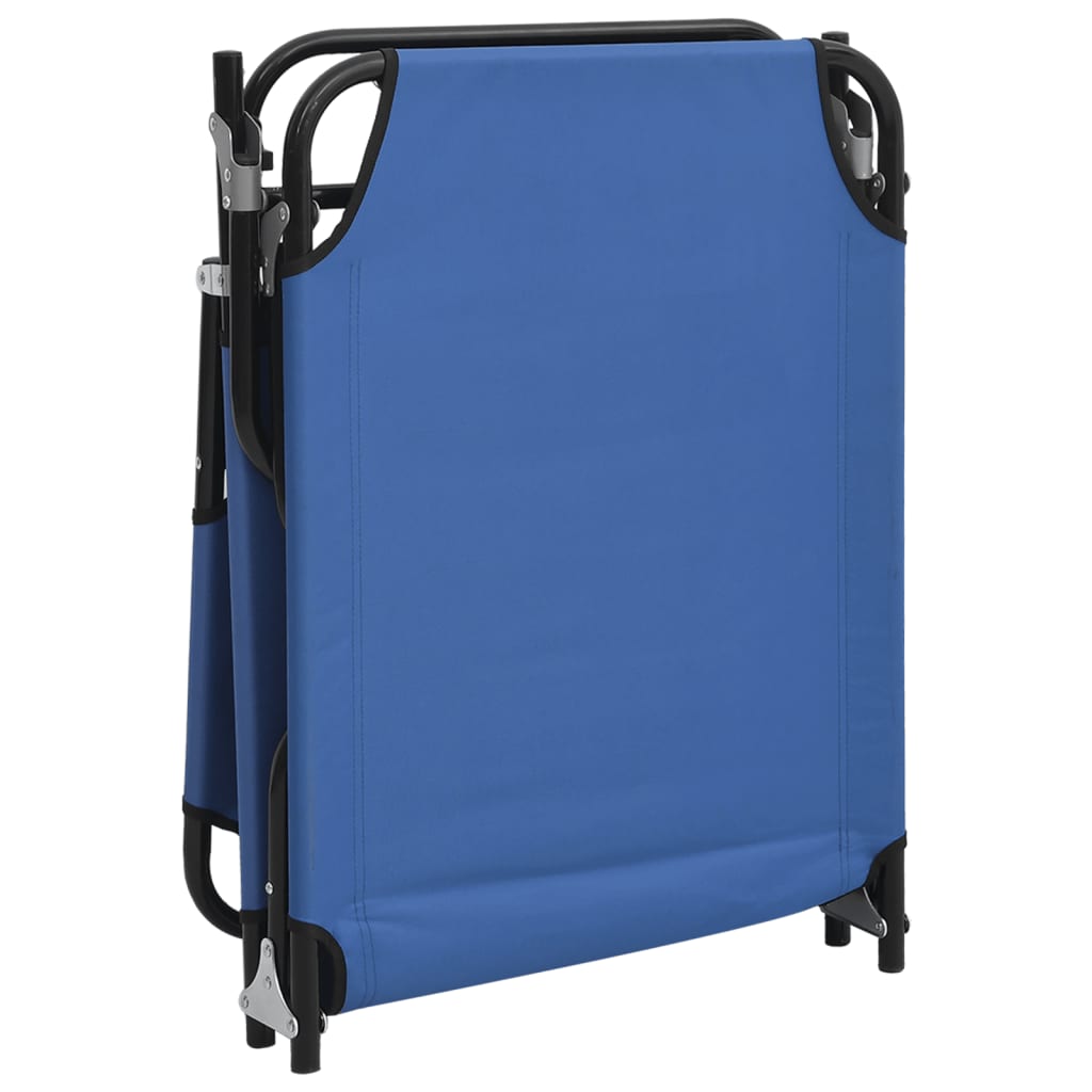 8720845722371_g_en_hd_5 vidaXL Folding Sun Lounger Blue Oxford Fabric and Powder-coated Steel - Image 7