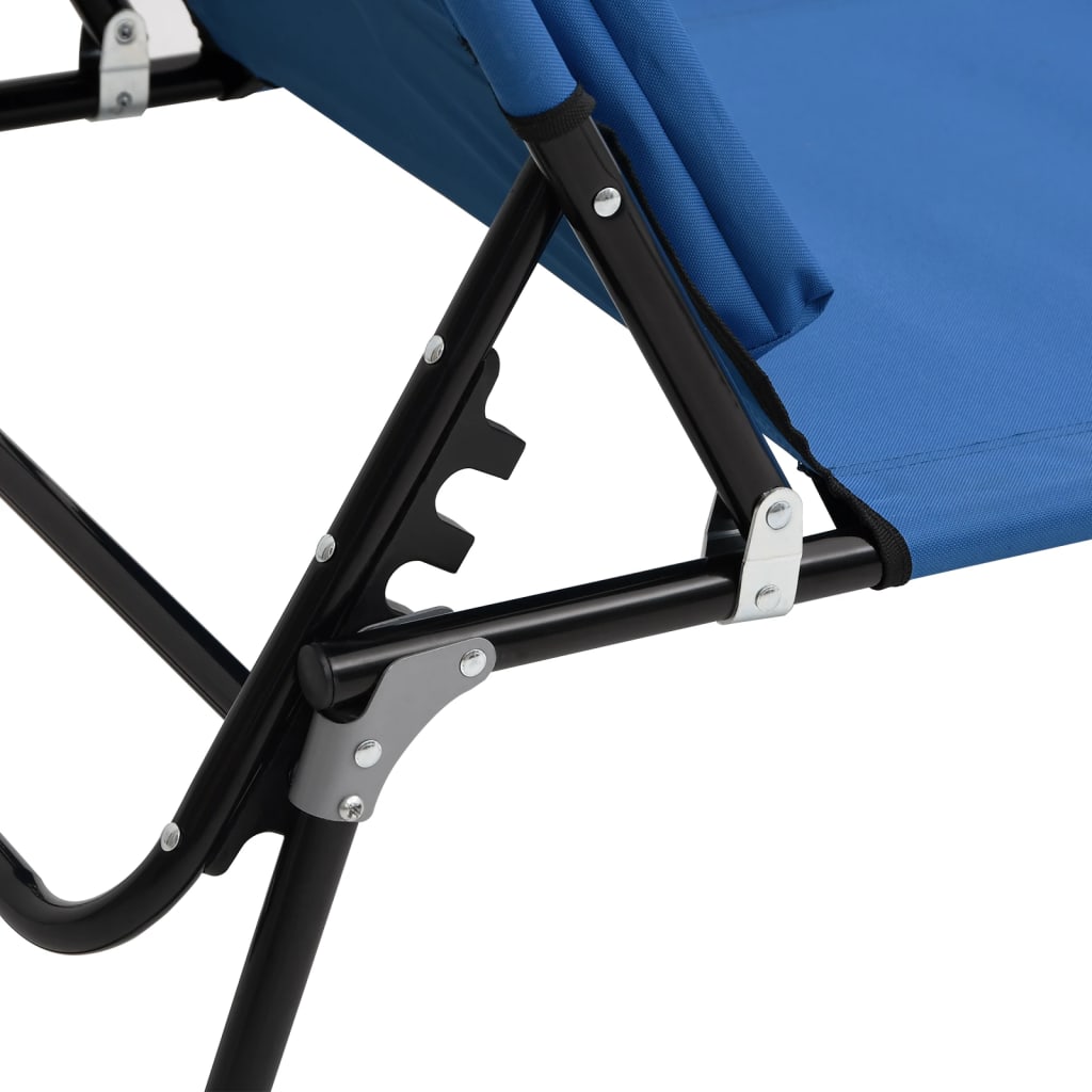 8720845722371_g_en_hd_7 vidaXL Folding Sun Lounger Blue Oxford Fabric and Powder-coated Steel - Image 9