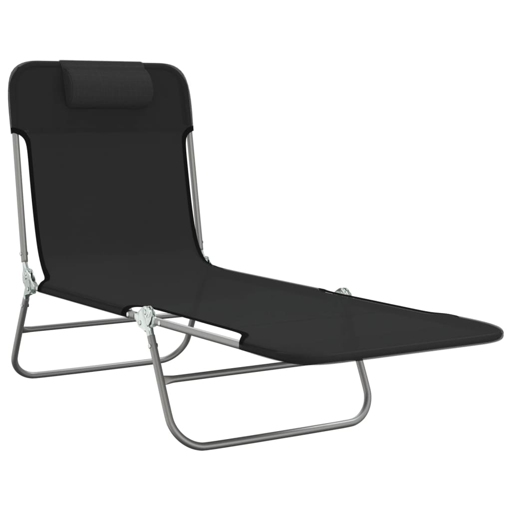 8720845722432_g_en_hd_1 vidaXL Folding Sun Loungers 2 pcs Black Textilene and Steel - Image 3