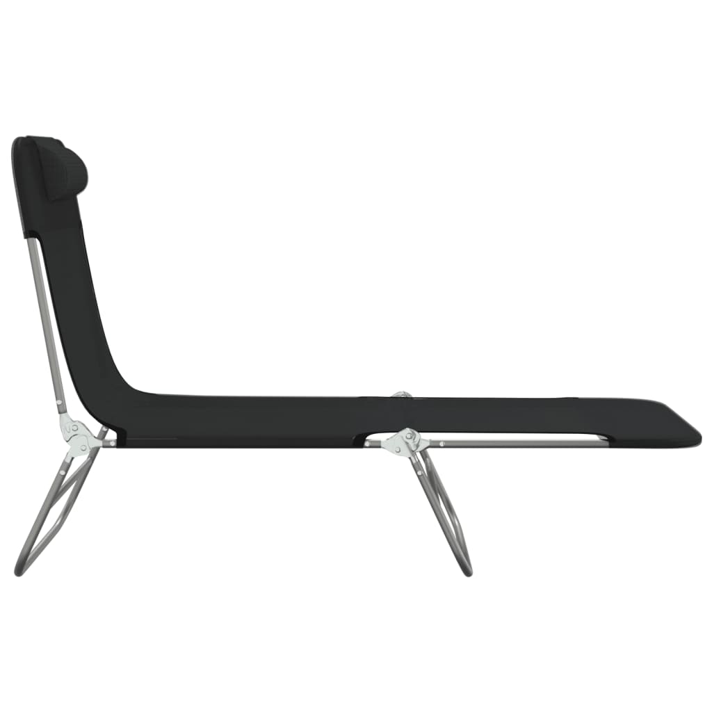 8720845722432_g_en_hd_3 vidaXL Folding Sun Loungers 2 pcs Black Textilene and Steel - Image 5