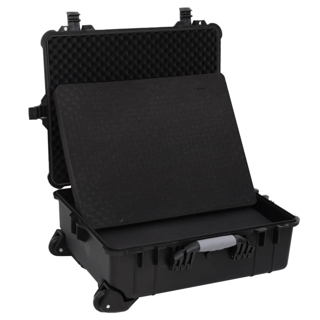8720845724498_g_en_hd_4 vidaXL Wheeled Flight Case Black 63x50x23 cm PP - Image 5