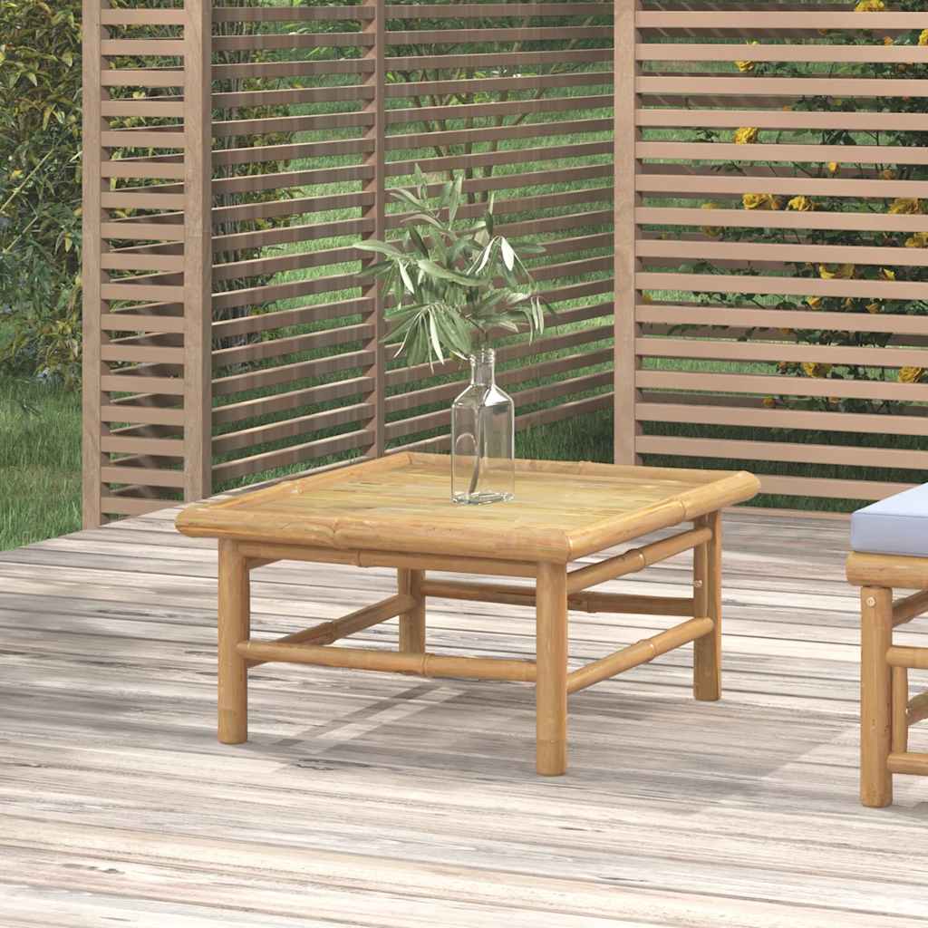 vidaXL Garden Table 65x55x30 cm Bamboo