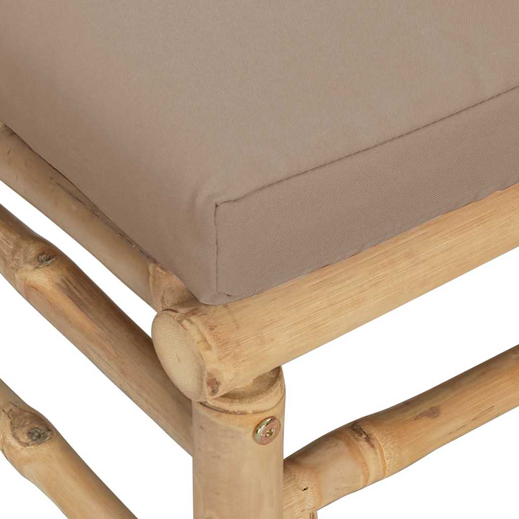8720845725501_g_en_hd_4 vidaXL Garden Corner Sofa with Taupe Cushions Bamboo - Image 6
