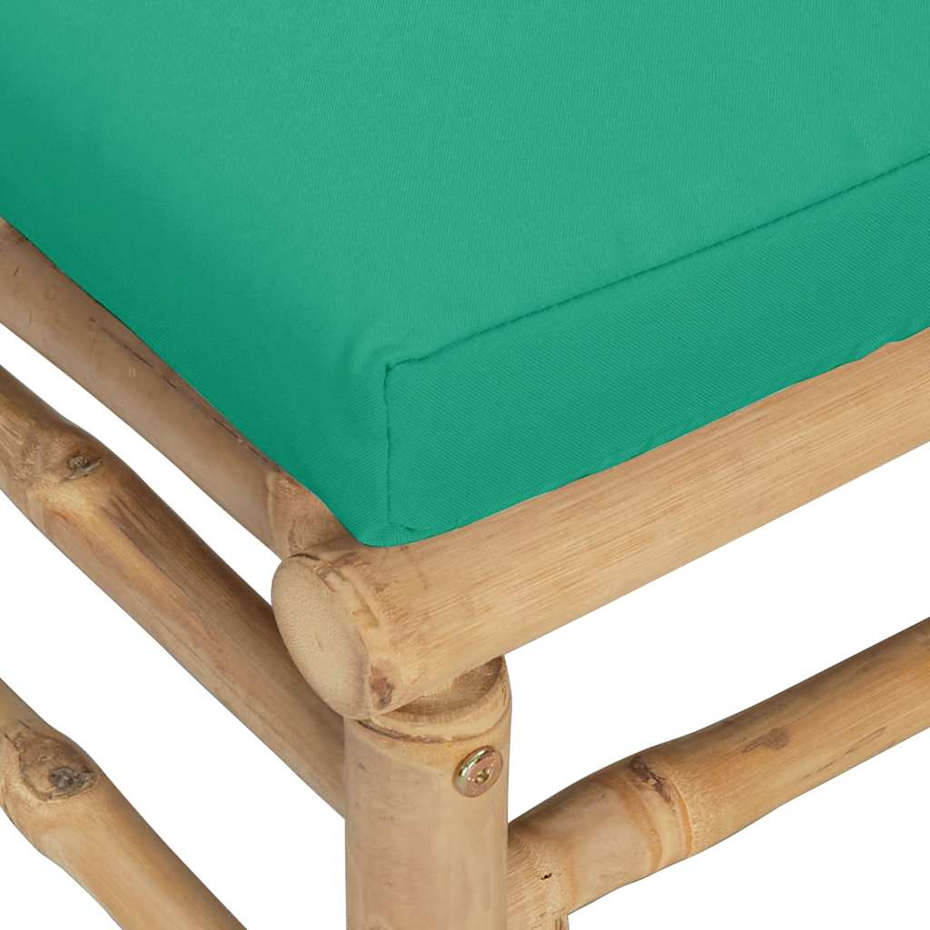 8720845725563_g_en_hd_5 vidaXL 2 Piece Garden Lounge Set with Green Cushions Bamboo - Image 7