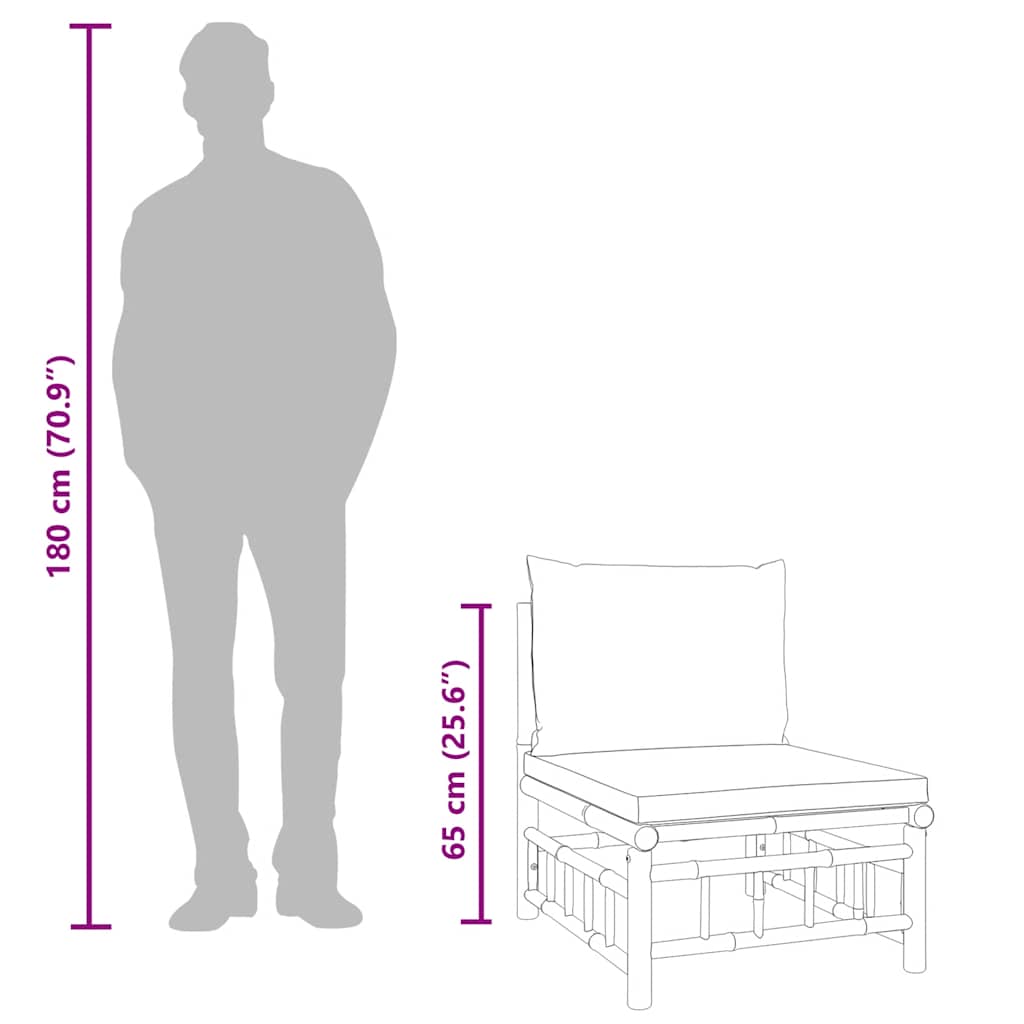 8720845725617_g_en_hd_10 vidaXL 3 Piece Garden Lounge Set with Cream White Cushions Bamboo - Image 12