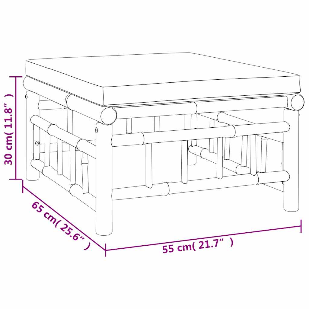 8720845725617_g_en_hd_8 vidaXL 3 Piece Garden Lounge Set with Cream White Cushions Bamboo - Image 10