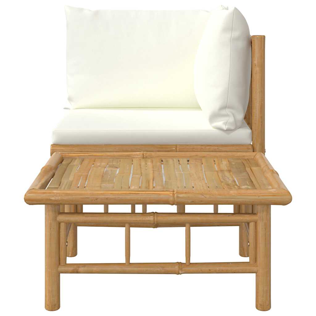 8720845725631_g_en_hd_2 vidaXL 2 Piece Garden Lounge Set with Cream White Cushions Bamboo - Image 4