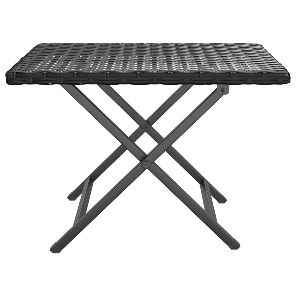 8720845726010_g_en_hd_1 vidaXL Folding Table Black 45x35x32 cm Poly Rattan - Image 3