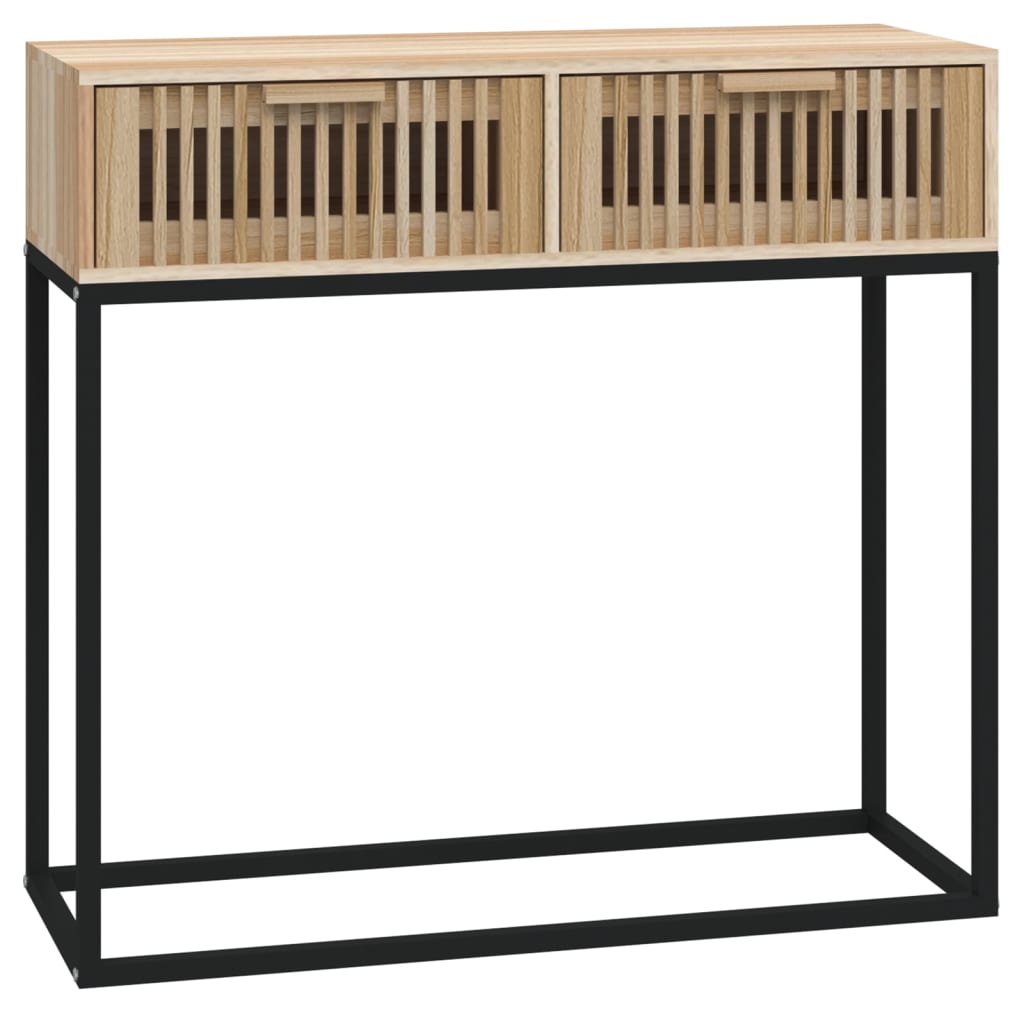 8720845726171_a_en_hd_1 vidaXL Console Table 80x30x75 cm Engineered Wood and Iron - Image 2