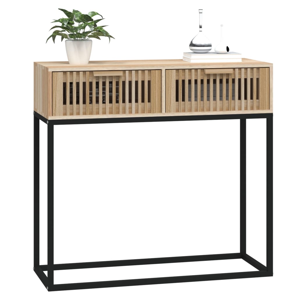 8720845726171_g_en_hd_1 vidaXL Console Table 80x30x75 cm Engineered Wood and Iron - Image 4
