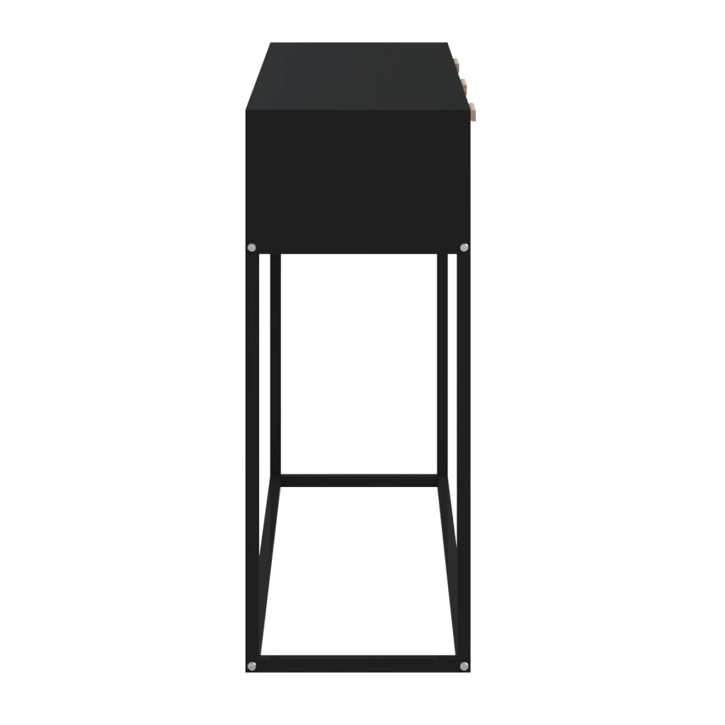 8720845726195_g_en_hd_4 vidaXL Console Table Black 105x30x75 cm Engineered Wood and Iron - Image 7