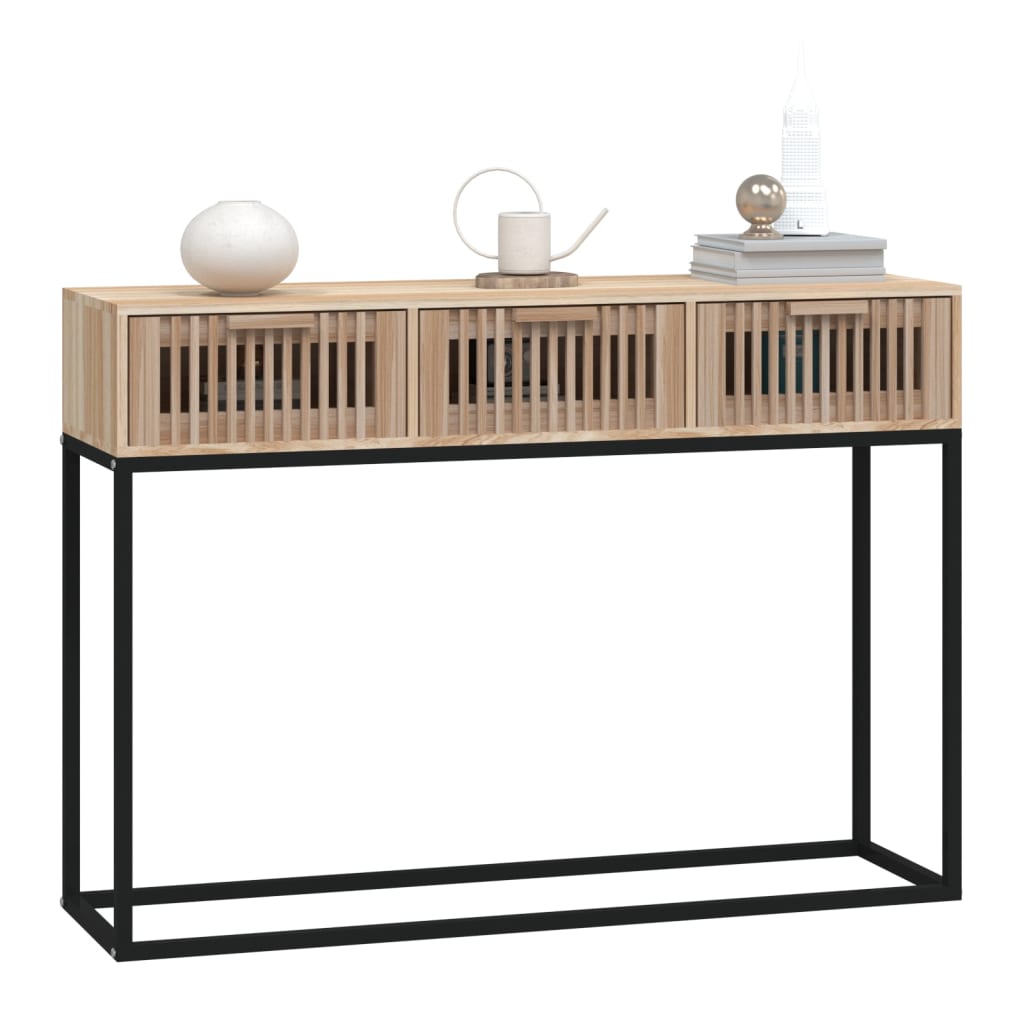 8720845726201_g_en_hd_1 vidaXL Console Table 105x30x75 cm Engineered Wood and Iron - Image 4
