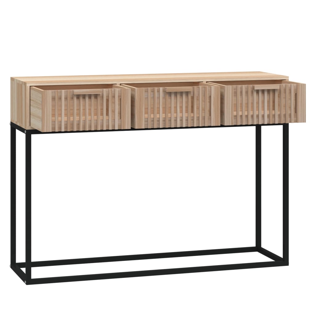 8720845726201_g_en_hd_3 vidaXL Console Table 105x30x75 cm Engineered Wood and Iron - Image 6