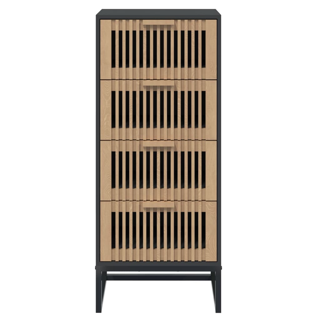 8720845726379_g_en_hd_2 vidaXL Highboard Black 40x30x95 cm Engineered Wood - Image 5