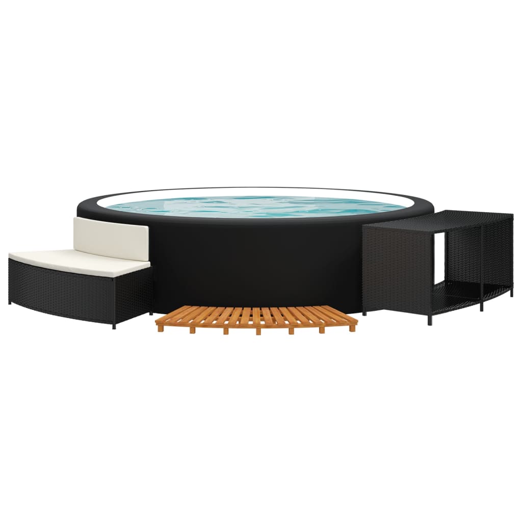 8720845726881_g_en_hd_1 vidaXL Hot Tub Surround Black Poly Rattan and Solid Wood Acacia - Image 3