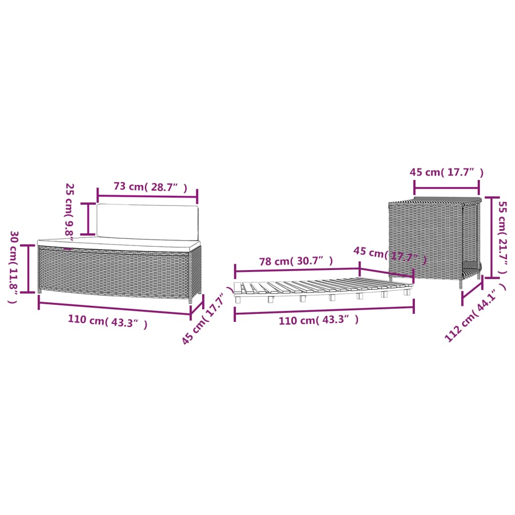 8720845726881_g_en_hd_7 vidaXL Hot Tub Surround Black Poly Rattan and Solid Wood Acacia - Image 9