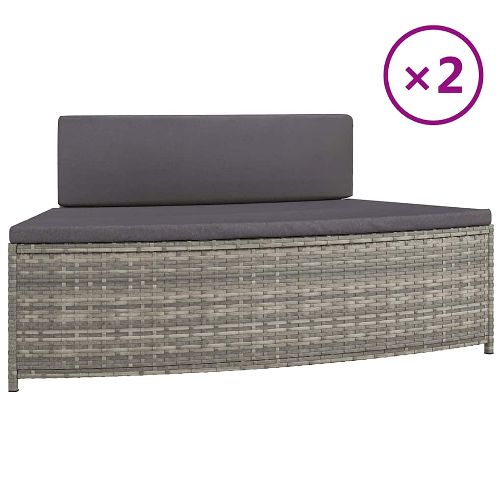 8720845726942_a_en_hd_1 vidaXL Spa Benches with Cushions 2 pcs Grey Poly Rattan - Image 2