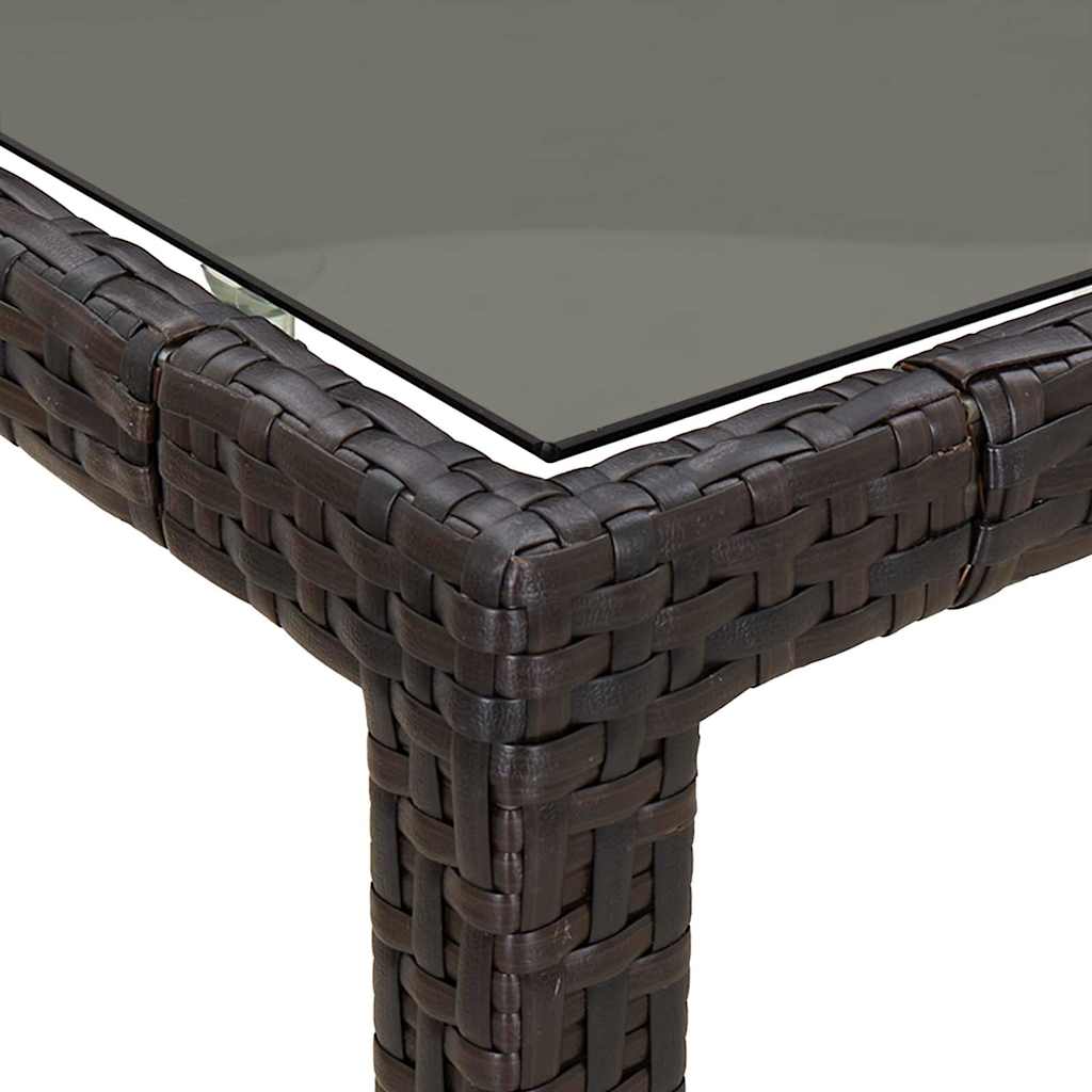 8720845727598_detail_en_hd_1 vidaXL Garden Dining Table Brown 250 x 100 x 75 cm Poly rattan - Image 5