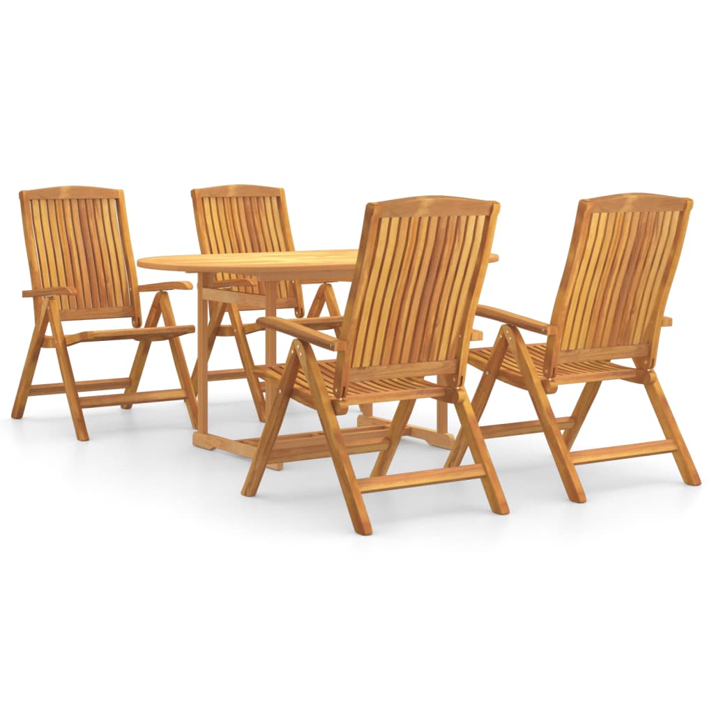 8720845729547_a_en_hd_1 vidaXL 5 Piece Garden Dining Set Solid Wood Teak - Image 2