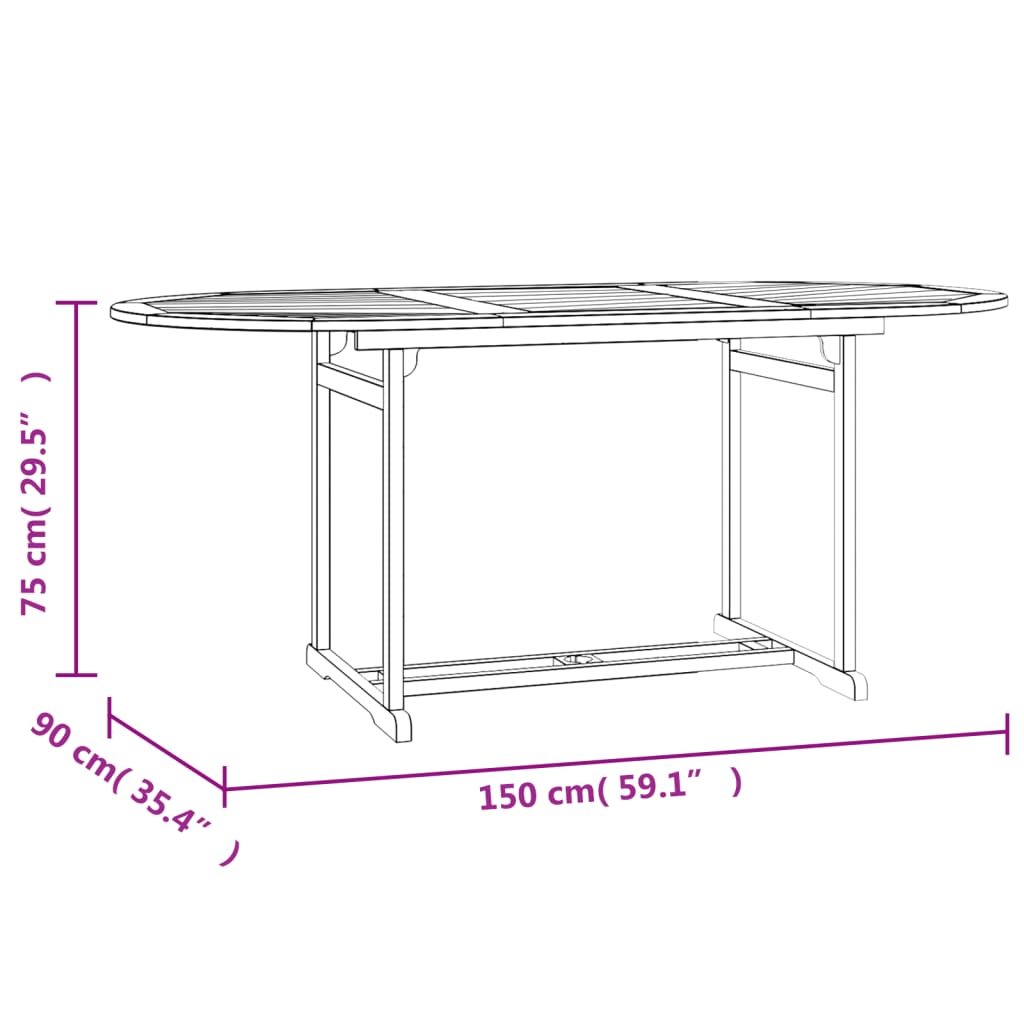 8720845729547_g_en_hd_8 vidaXL 5 Piece Garden Dining Set Solid Wood Teak - Image 10