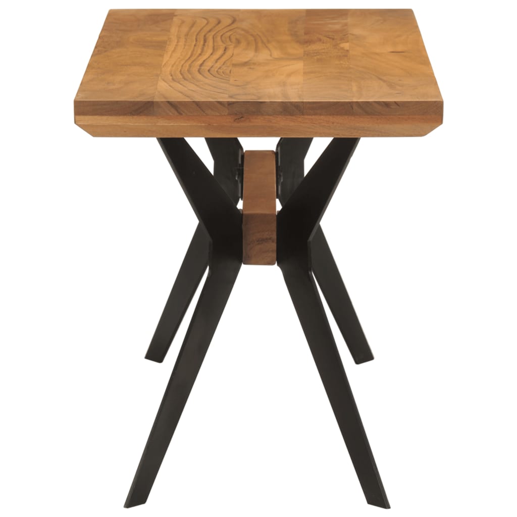 8720845731090_g_en_hd_2 vidaXL Dining Bench 110x40x46 cm Solid Wood Acacia and Steel - Image 3
