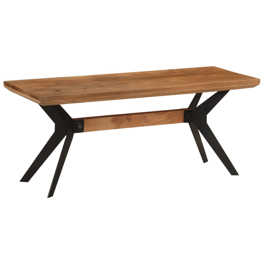 8720845731090_g_en_hd_8 vidaXL Dining Bench 110x40x46 cm Solid Wood Acacia and Steel - Image 9