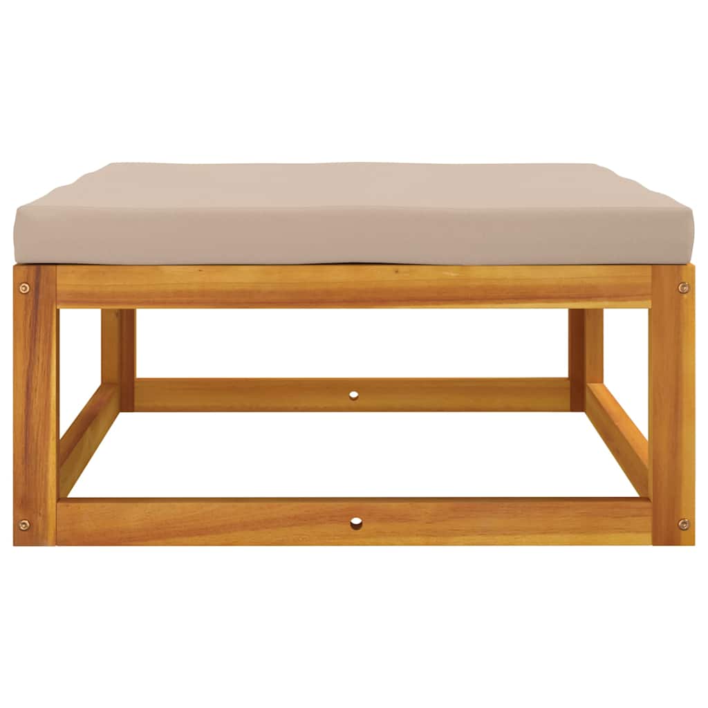 8720845731519_g_en_hd_2 vidaXL Garden Footrest with Taupe Cushion Solid Wood Acacia - Image 4
