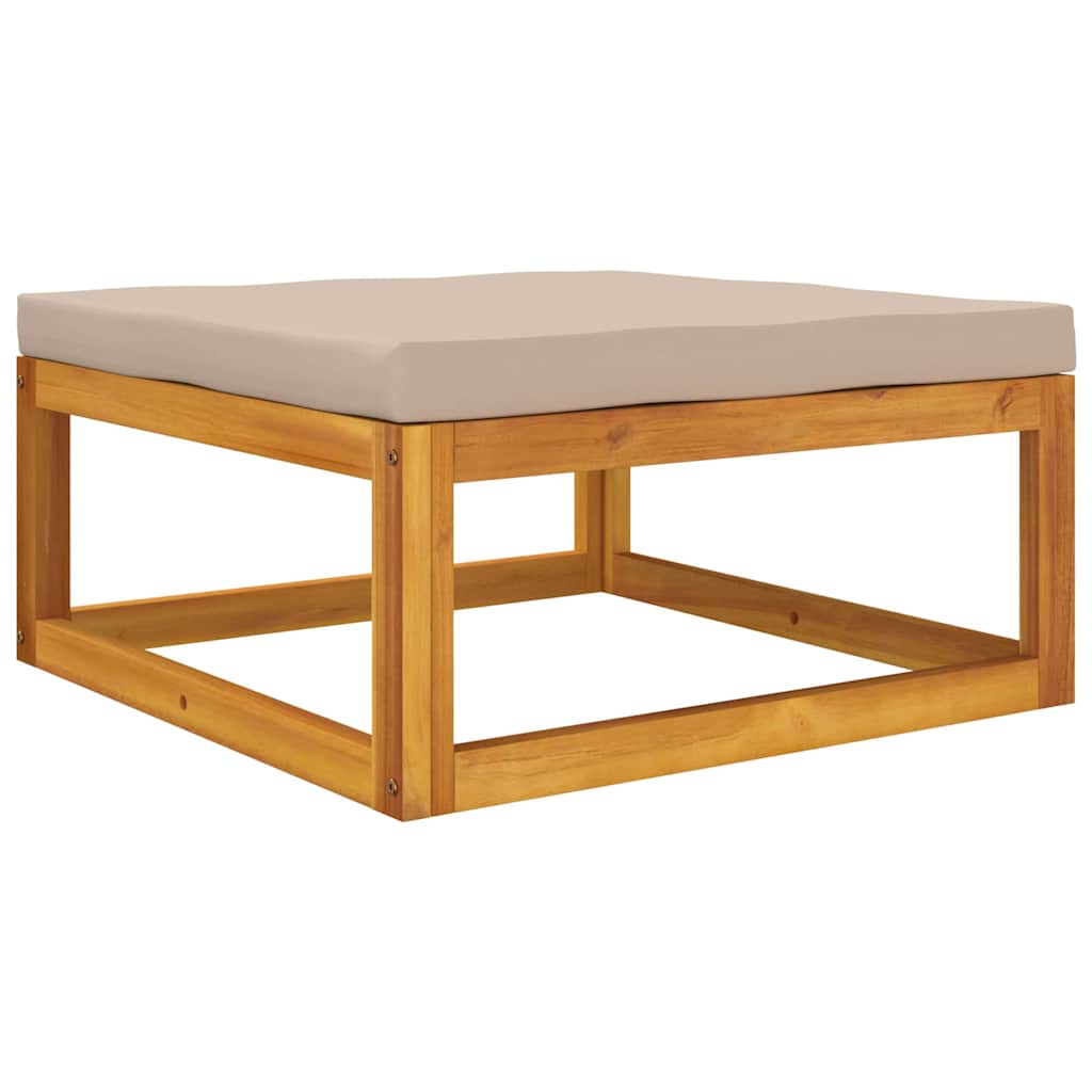 8720845731519_g_en_hd_3 vidaXL Garden Footrest with Taupe Cushion Solid Wood Acacia - Image 5
