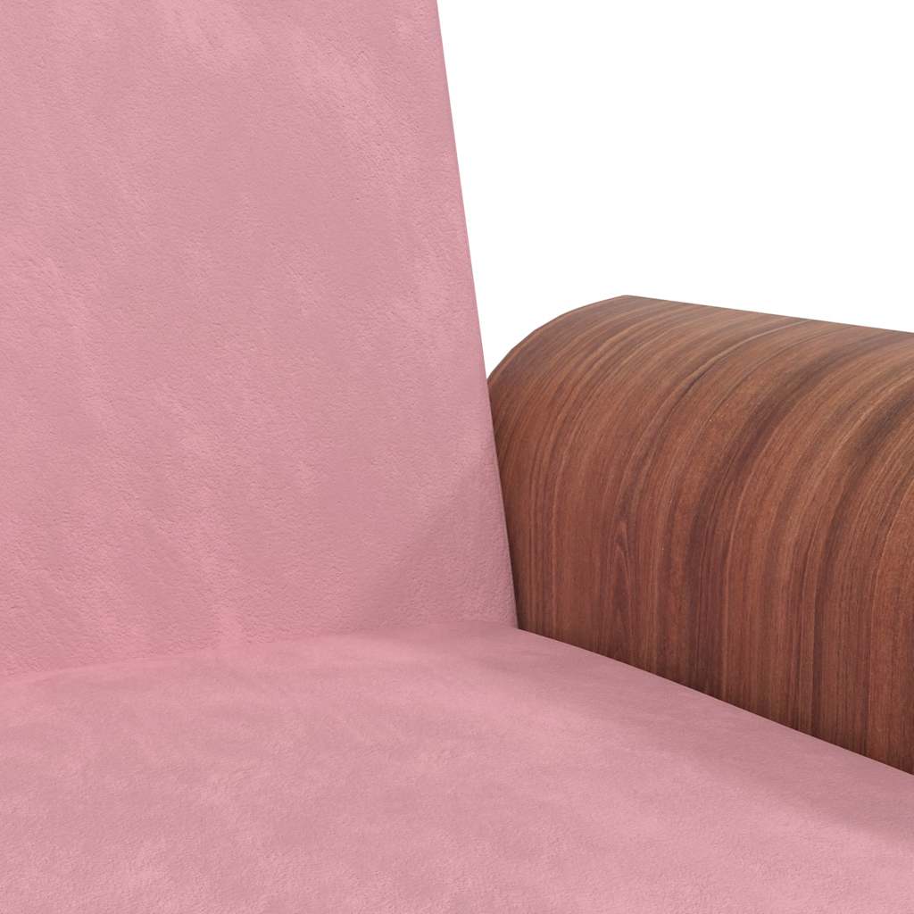 8720845733513_g_en_hd_8 vidaXL Sofa Bed with Cup Holders Pink Velvet - Image 10