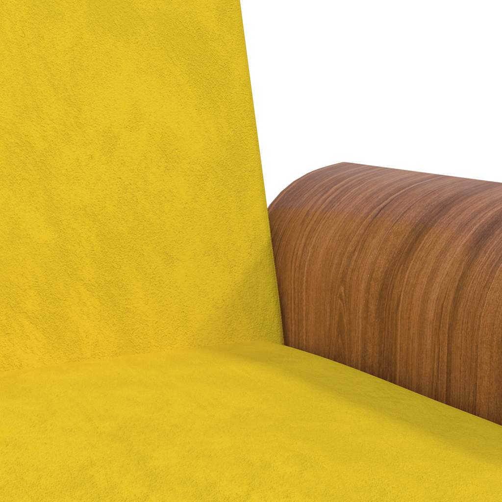 8720845733537_g_en_hd_8 vidaXL Sofa Bed with Cup Holders Yellow Velvet - Image 10
