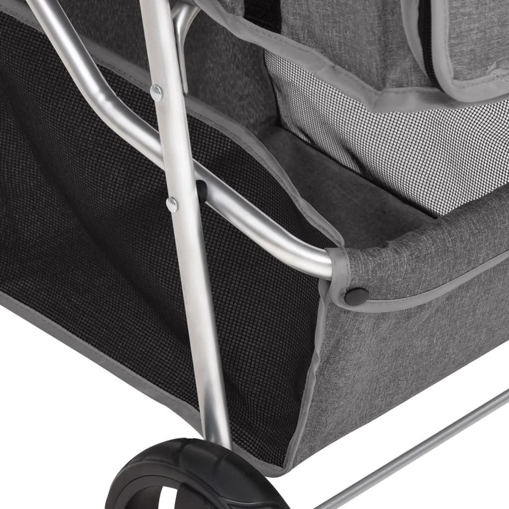 8720845735197_g_en_hd_9 vidaXL Folding Dog Stroller Grey 80x46x98 cm Oxford Fabric - Image 10