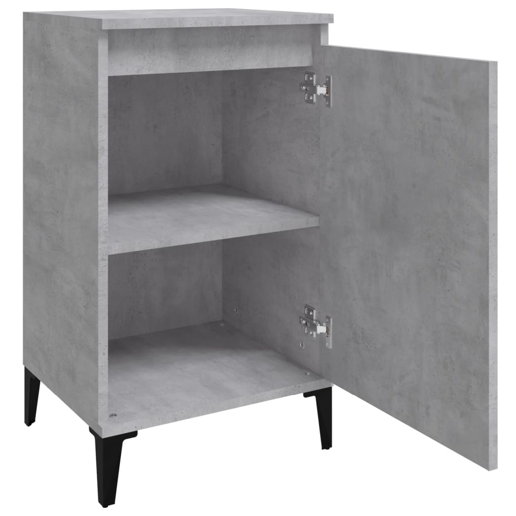 8720845737429_g_en_hd_4 vidaXL Bedside Cabinet Concrete Grey 40x35x70 cm Engineered Wood - Image 7