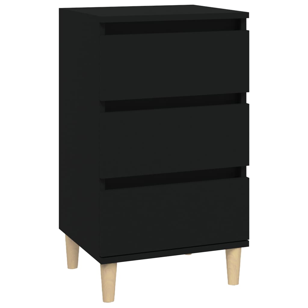 8720845737511_a_en_hd_1 vidaXL Bedside Cabinet Black 40x35x70 cm Engineered Wood - Image 2