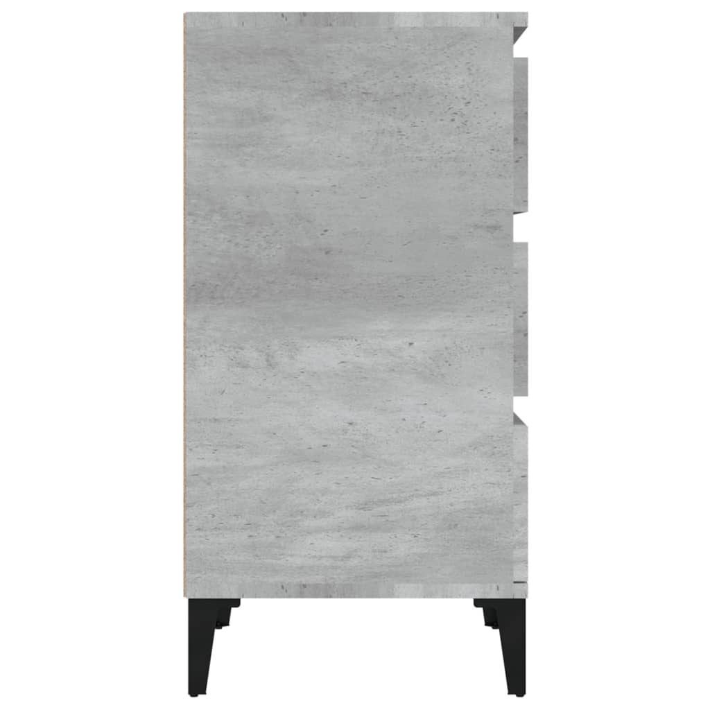 8720845737627_g_en_hd_6 vidaXL Bedside Cabinet Concrete Grey 40x35x70 cm Engineered Wood - Image 9