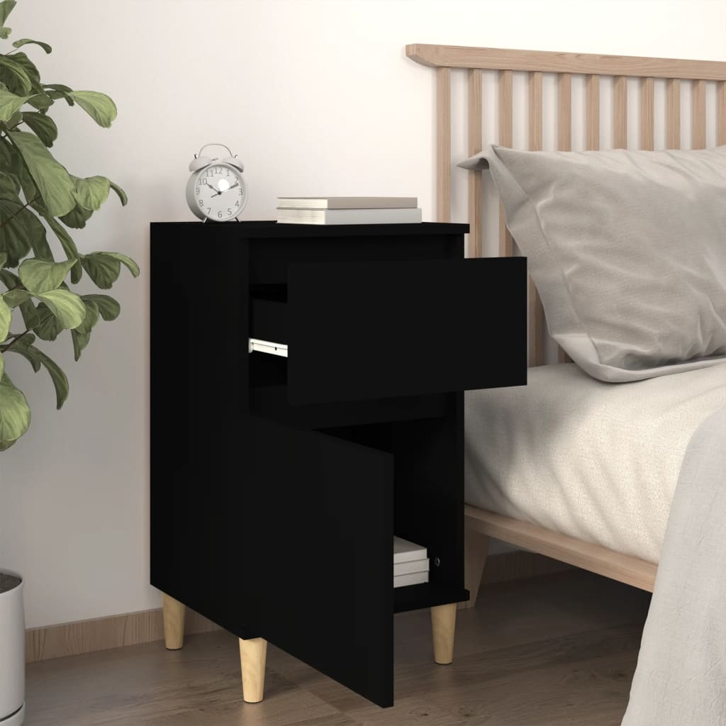 8720845737849_g_en_hd_1 vidaXL Bedside Cabinet Black 40x35x70 cm - Image 4