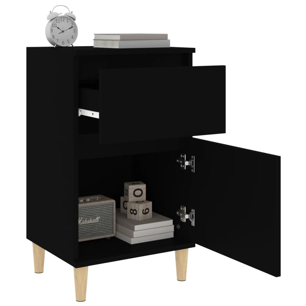 8720845737849_g_en_hd_3 vidaXL Bedside Cabinet Black 40x35x70 cm - Image 6