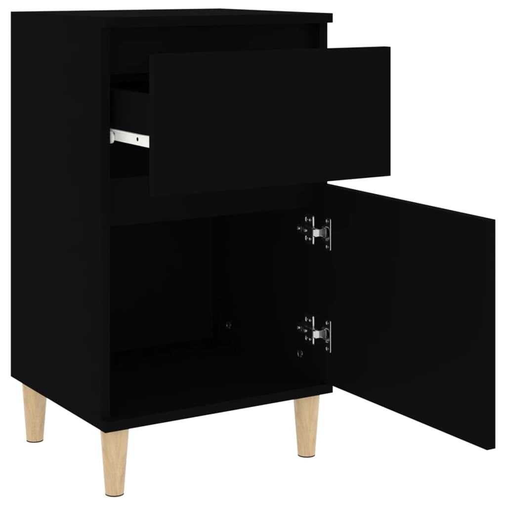 8720845737849_g_en_hd_6 vidaXL Bedside Cabinet Black 40x35x70 cm - Image 9