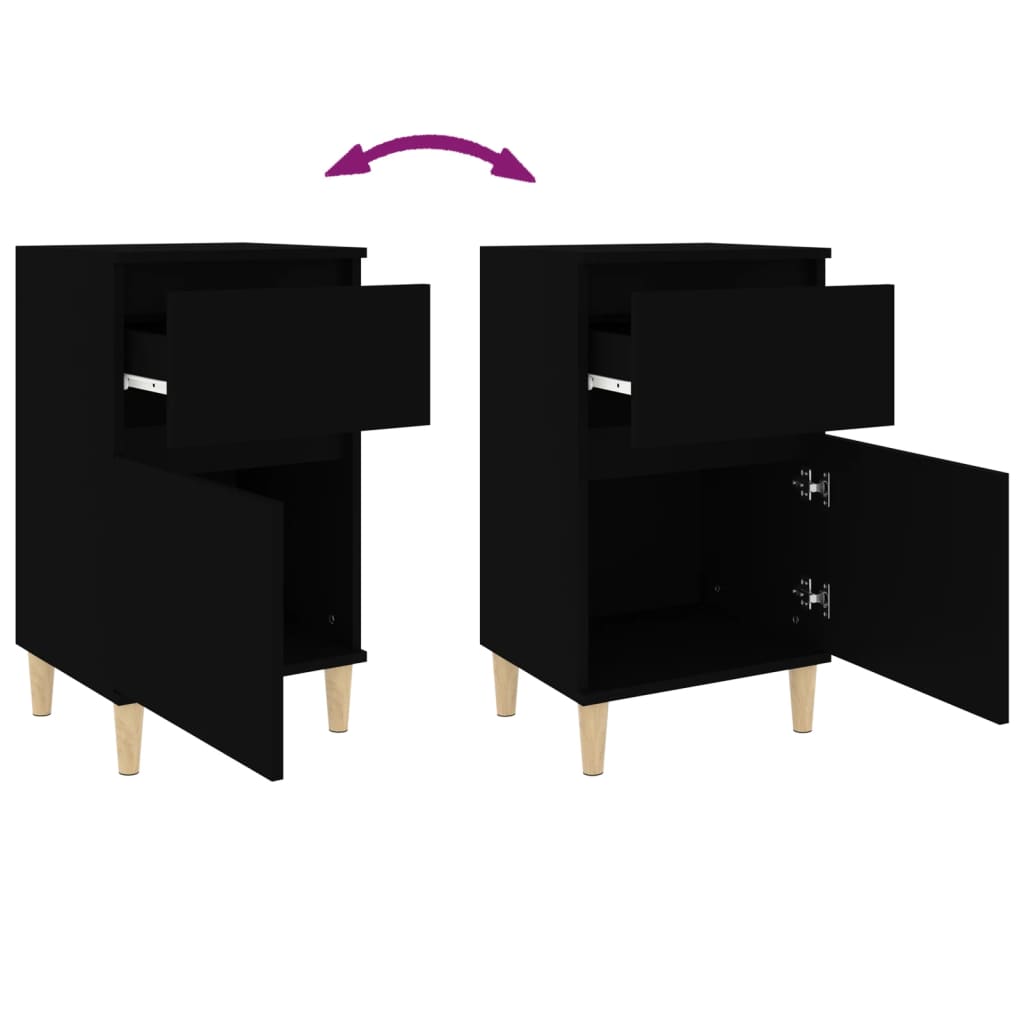 8720845737849_g_en_hd_7 vidaXL Bedside Cabinet Black 40x35x70 cm - Image 10