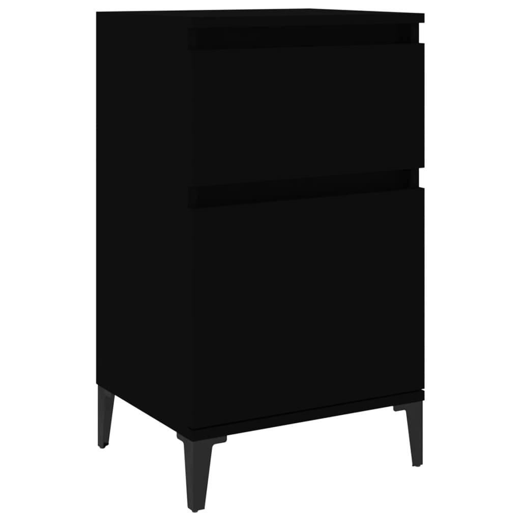 8720845738006_a_en_hd_1 vidaXL Bedside Cabinet Black 40x35x70 cm - Image 2