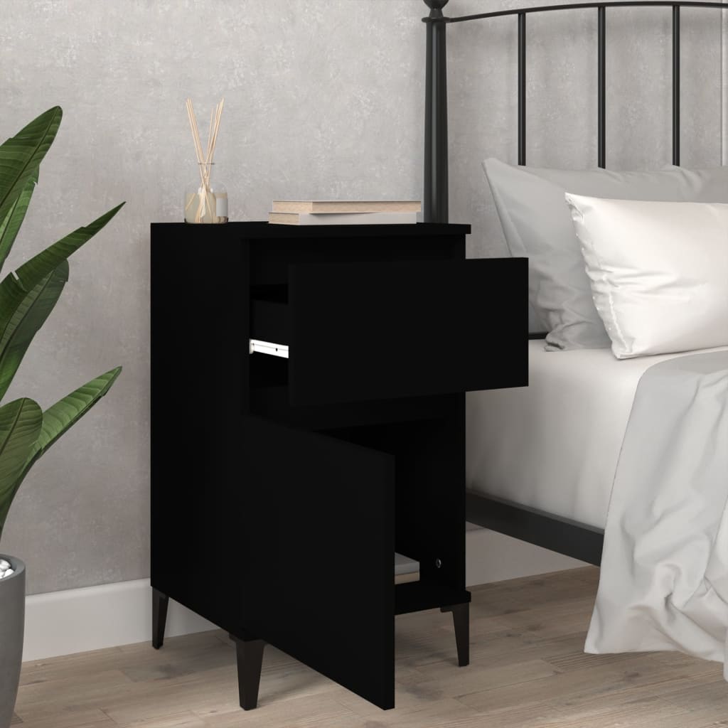 8720845738006_g_en_hd_1 vidaXL Bedside Cabinet Black 40x35x70 cm - Image 4