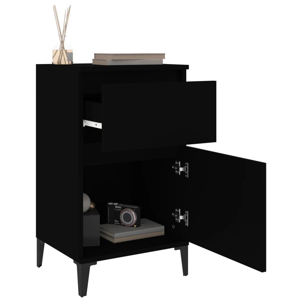 8720845738006_g_en_hd_3 vidaXL Bedside Cabinet Black 40x35x70 cm - Image 6