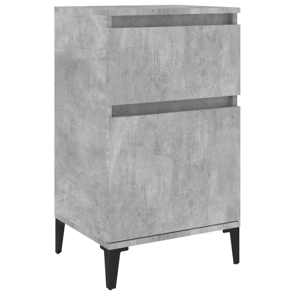 8720845738068_a_en_hd_1 vidaXL Bedside Cabinet Concrete Grey 40x35x70 cm - Image 2